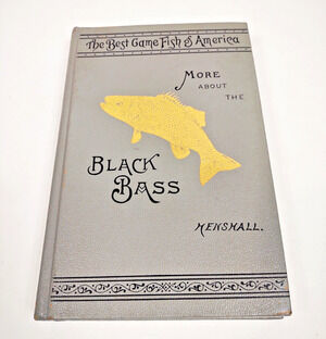 Vintage Book of the Black Bass James Henshall HC 1881 reprint 1989 MINT